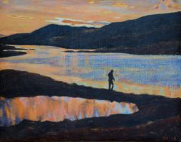 fishing in mountains