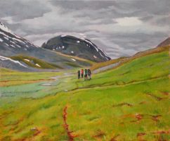 hiking in sarek